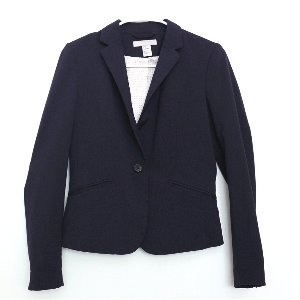 H&M Navy Blue Blazer